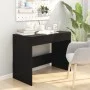 Escritorio de madera contrachapada negro 101x50x76,5 cm de vidaXL, Escritorios - Ref: Foro24-809558, Precio: 93,53 €, Descuen...