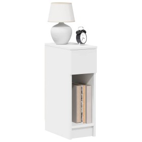 Mesillas de noche con cajón 2 uds blanco 20x36x60 cm de , Mesitas de noche - Ref: Foro24-858696, Precio: 86,55 €, Descuento: %