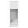 Mesillas de noche con cajón 2 uds blanco 20x36x60 cm de , Mesitas de noche - Ref: Foro24-858696, Precio: 86,55 €, Descuento: %