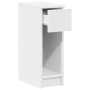 Mesillas de noche con cajón 2 uds blanco 20x36x60 cm de , Mesitas de noche - Ref: Foro24-858696, Precio: 86,55 €, Descuento: %