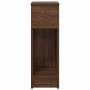 Mesilla de noche con cajón roble marrón 20x36x60 cm de , Mesitas de noche - Ref: Foro24-858707, Precio: 46,36 €, Descuento: %