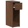 Mesilla de noche con cajón roble marrón 20x36x60 cm de , Mesitas de noche - Ref: Foro24-858707, Precio: 46,36 €, Descuento: %