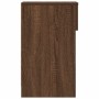 Mesilla de noche con cajón roble marrón 20x36x60 cm de , Mesitas de noche - Ref: Foro24-858707, Precio: 46,36 €, Descuento: %