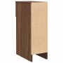Mesilla de noche con cajón roble marrón 20x36x60 cm de , Mesitas de noche - Ref: Foro24-858707, Precio: 46,36 €, Descuento: %