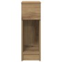 Mesilla de noche con cajón roble artesanal 20x36x60 cm de , Mesitas de noche - Ref: Foro24-858711, Precio: 46,04 €, Descuento: %