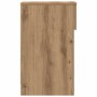 Mesilla de noche con cajón roble artesanal 20x36x60 cm de , Mesitas de noche - Ref: Foro24-858711, Precio: 46,04 €, Descuento: %
