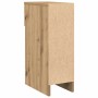 Mesilla de noche con cajón roble artesanal 20x36x60 cm de , Mesitas de noche - Ref: Foro24-858711, Precio: 46,04 €, Descuento: %