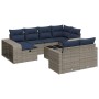 Set de sofás de jardín 11 pzas y cojines ratán sintético gris de , Conjuntos de jardín - Ref: Foro24-3326075, Precio: 691,73 ...