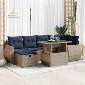 Comprar Juego Sofá Jardín 7 Piezas con Cojines