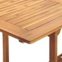 Set de comedor de jardín 7 pzas ratán PE madera acacia gris en Conjuntos de jardín | Comprar online en Foru.es