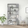 Estantería divisor de espacios gris hormigón 100x24x188 cm de vidaXL, Librerías y estanterías - Ref: Foro24-3082075, Precio: ...