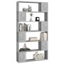 Estantería divisor de espacios gris hormigón 100x24x188 cm de vidaXL, Librerías y estanterías - Ref: Foro24-3082075, Precio: ...