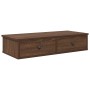 Estante de pared con cajones madera contrachapada roble marrón de , Estantes y estanterías - Ref: Foro24-859956, Precio: 53,5...