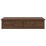 Estante de pared con cajones madera contrachapada roble marrón de , Estantes y estanterías - Ref: Foro24-859956, Precio: 53,5...