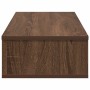 Estante de pared con cajones madera contrachapada roble marrón de , Estantes y estanterías - Ref: Foro24-859956, Precio: 53,5...
