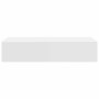 Estante de pared con cajones de madera contrachapada blanco de , Estantes y estanterías - Ref: Foro24-859977, Precio: 70,29 €...