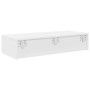 Estante de pared con cajones de madera contrachapada blanco de , Estantes y estanterías - Ref: Foro24-859977, Precio: 70,29 €...