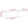 Estantería de pared con cajones madera de contrachapada de , Estantes y estanterías - Ref: Foro24-859994, Precio: 73,23 €, De...