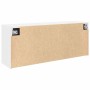 Mueble de pared de baño madera ingeniería blanco 100x25x40 cm de , Tocadores de baño - Ref: Foro24-860103, Precio: 75,32 €, D...