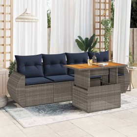 Comprar Juego de sofás jardín con cojines 5 pzas
