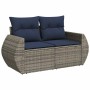 Set de sofás de jardín 11 pzas y cojines ratán sintético gris | Foro24.es | Tu tienda online para hogar, jardín y más Foro24.es