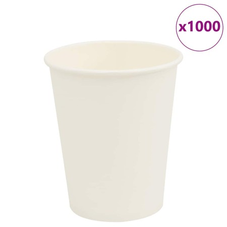 Tazas de café de papel 1000 uds 8oz 200ml blanco de , Vasos desechables - Ref: Foro24-4102791, Precio: 69,25 €, Descuento: -5%%