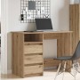 Escritorio de madera de ingeniería roble artesanal 102x50x75 cm de , Escritorios - Ref: Foro24-860471, Precio: 109,98 €, Desc...