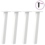 Patas para mesa de centro 4 uds acero blanco 30 cm | Foro24.es | Tu tienda online para hogar, jardín y más Foro24.es