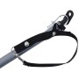 Remolque para bicicletas negro y rojo 65 kg de , Remolques para bicicletas - Ref: Foro24-92588, Precio: 141,76 €, Descuento: %