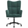 Sillón de relax de terciopelo verde oscuro en Sillones | Comprar online en Foru.es