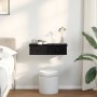Estante de pared con cajones de madera contrachapada negro | Foro24.es | Tu tienda online para hogar, jardín y más Foro24.es
