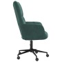 Sillón de relax de terciopelo verde oscuro en Sillones | Comprar online en Foru.es