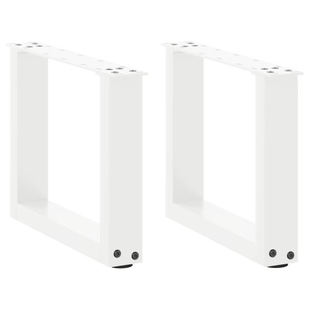 Patas de mesa de centro forma U 2uds acero blanco 40x(30-31) cm | Foro24.es | Tu tienda online para hogar, jardín y más Foro24.es