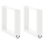 Patas de mesa de centro forma U 2uds acero blanco 40x(30-31) cm | Foro24.es | Tu tienda online para hogar, jardín y más Foro24.es