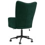 Sillón de relax de terciopelo verde oscuro en Sillones | Comprar online en Foru.es