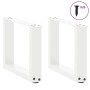 Patas de mesa de centro forma U 2uds acero blanco 40x(30-31) cm | Foro24.es | Tu tienda online para hogar, jardín y más Foro24.es