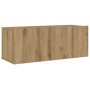 Muebles de TV de pared 7 uds madera ingeniería roble artesanal de , Muebles TV - Ref: Foro24-3328980, Precio: 269,19 €, Descu...