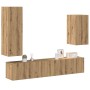 Mueble para TV de pared madera contrachapada artesanal 4 piezas de , Muebles TV - Ref: Foro24-3329152, Precio: 174,58 €, Desc...