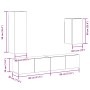 Mueble para TV de pared madera contrachapada artesanal 4 piezas de , Muebles TV - Ref: Foro24-3329152, Precio: 174,58 €, Desc...