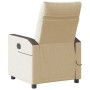 Sillón de masaje reclinable de tela crema | Foro24.es | Tu tienda online para hogar, jardín y más Foro24.es