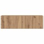 Mueble para TV de pared madera contrachapada artesanal 7 piezas de , Muebles TV - Ref: Foro24-3329020, Precio: 291,76 €, Desc...