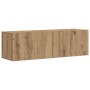 Mueble para TV de pared madera contrachapada artesanal 7 piezas de , Muebles TV - Ref: Foro24-3329020, Precio: 291,76 €, Desc...
