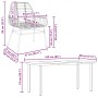 Juego de comedor jardín 5 piezas ratán sintético vidrio negro de , Conjuntos de jardín - Ref: Foro24-3334537, Precio: 356,87 ...