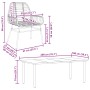 Juego de comedor jardín 9 piezas ratán polivinílico negro de , Conjuntos de jardín - Ref: Foro24-3334540, Precio: 640,88 €, D...