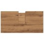 Armario lavabo baño madera ingeniería roble artisan 65x33x60 cm de , Tocadores de baño - Ref: Foro24-857124, Precio: 86,76 €,...