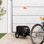 Remolque de bicicleta mascotas hierro tela Oxford negro de , Cochecitos para mascotas - Ref: Foro24-93828, Precio: 94,16 €, D...