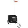 Remolque de bicicleta mascotas hierro tela Oxford negro de , Cochecitos para mascotas - Ref: Foro24-93828, Precio: 94,16 €, D...