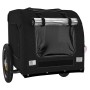 Remolque de bicicleta mascotas hierro tela Oxford negro de , Cochecitos para mascotas - Ref: Foro24-93828, Precio: 94,16 €, D...