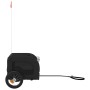 Remolque de bicicleta mascotas hierro tela Oxford negro de , Cochecitos para mascotas - Ref: Foro24-93828, Precio: 94,16 €, D...