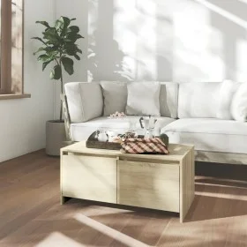 Mesa de centro madera de ingeniería roble Sonoma 90x50x41,5 cm de vidaXL, Mesas de centro - Ref: Foro24-809821, Precio: 61,43...